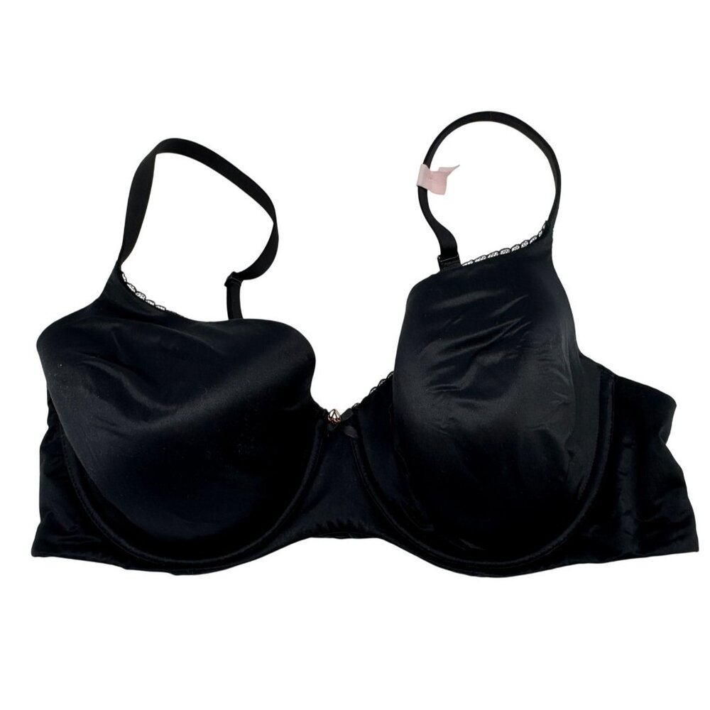 Victoria's Secret Women Lined Demi Bra 38D Black Lightly Lined Underwire Classic